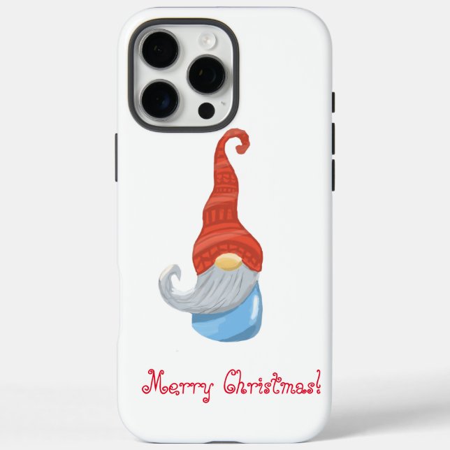 Funny Gnome Case-Mate iPhone Hülle (Rückseite)