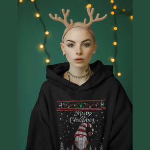 Funny Gnome Frohe Weihnachten Hoodie
