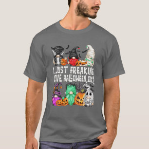 Funny Gnome Holiday T-Shirt I Just Freaking Liebe