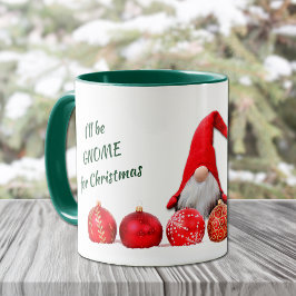 Funny Gnome zu Weihnachten Tasse