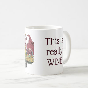 Funny Gnomes in Wine Truck Dies ist wirklich Wein Kaffeetasse