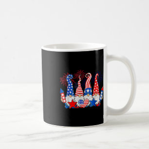 Funny Gnomes Patriotic American Flag Niedlich Gnom Kaffeetasse