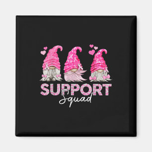 Funny Gnomies unterstützen Squad Breast Cancer Awa Magnet
