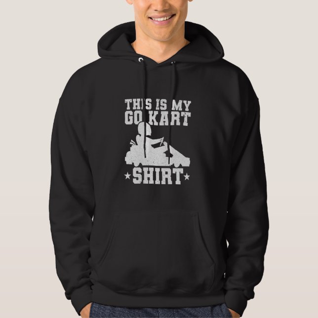 Funny Go Kart Racing - Rennwagen Kart Racer Hoodie (Vorderseite)
