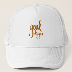 FUNNY GOAL DIGGER PLAY AUF WORDS ATTITUDE MOTIVATI TRUCKERKAPPE