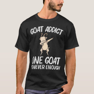 Funny Goat Art for Men Dabbing Sheep Grass F T-Shirt