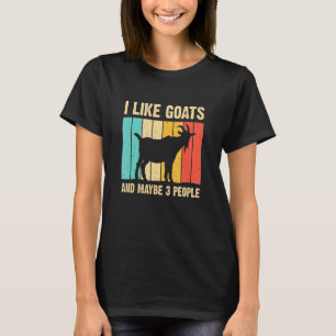 Funny Goat Art für Männer Frauen Kinder Ziege-Lieb T-Shirt