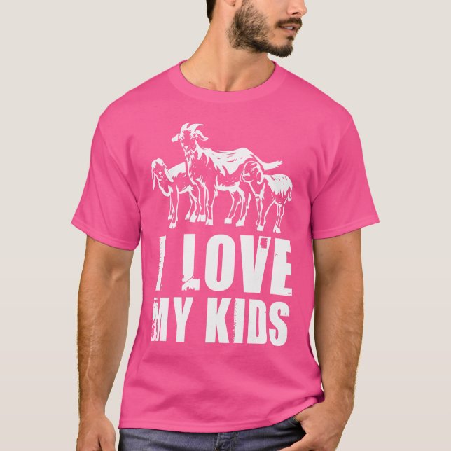 Funny Goat Art für Pygmy Goat Lover T-Shirt (Vorderseite)