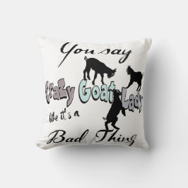 FUNNY GOAT | Crazy Goat Lady Southwest Cool Colors Kissen