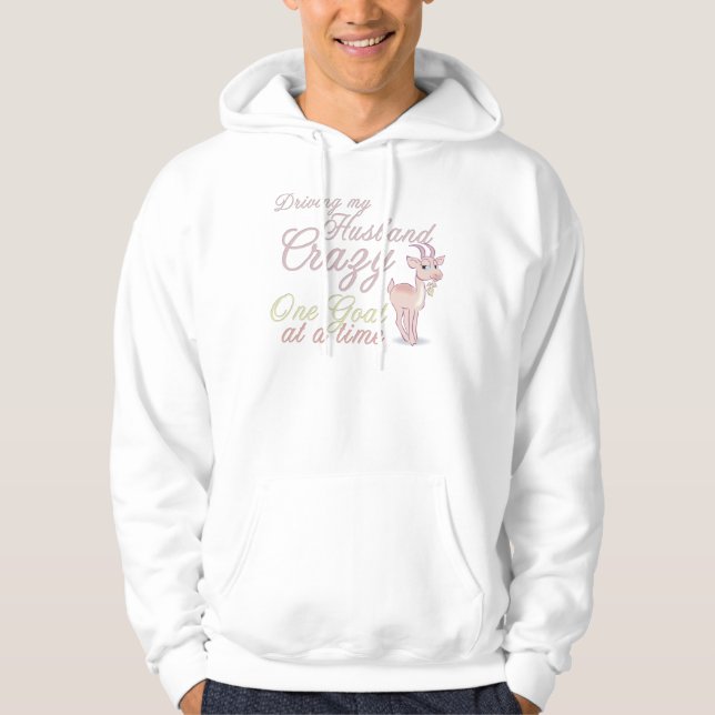 Funny Goat Design Hoodie (Vorderseite)