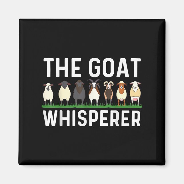 Funny Goat Design Men Frauen Kid Farm Animal Pygmy Magnet (Vorne)