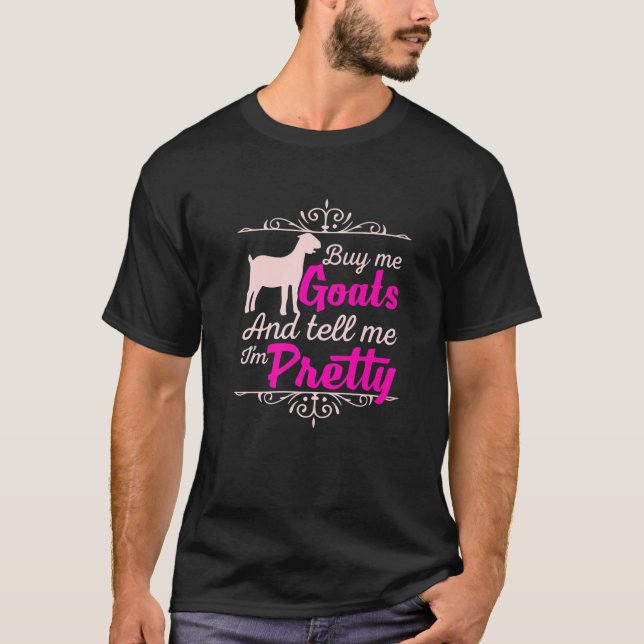 Funny Goat Farm Goat Lover Stuff T-Shirt (Vorderseite)