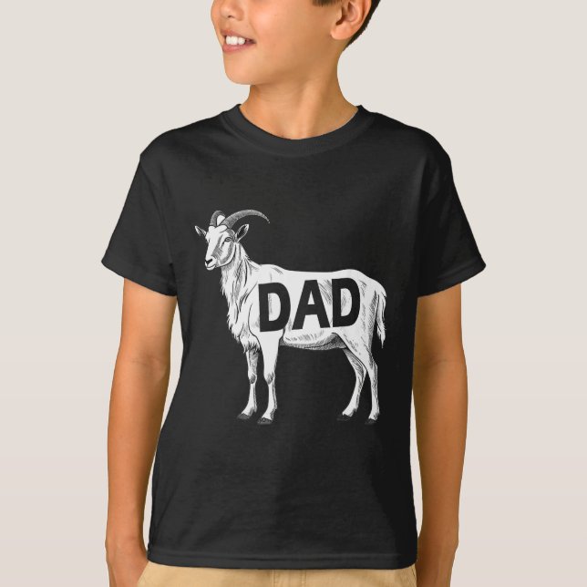 Funny Goat Gift Dad Sarcastic Graphic  T-Shirt (Vorderseite)