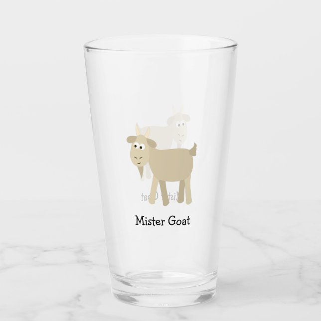 Funny Goat Glas (Vorderseite)