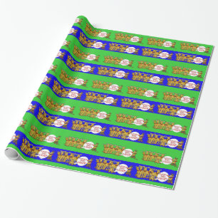 Funny Goat's Weihnachtswrapping Paper Geschenkpapier