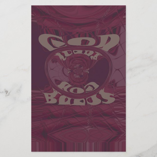 Funny God Bless kenya Hakuna Matata Giraffes wov Briefpapier (Vorderseite)