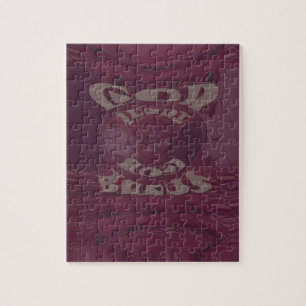 Funny God Bless kenya Hakuna Matata Giraffes wov Puzzle