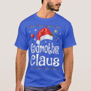 Funny Godmutter Claus Christmas Pajamas Santa Gif T-Shirt