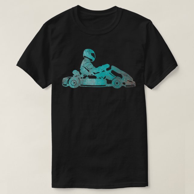Funny GoKart Vater Shirt Funny Racing Vater Gesche (Design vorne)