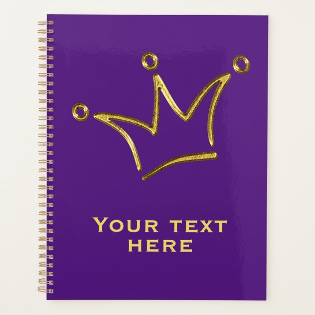 Funny Golden Crown - Luxury Royal 1 Planer (Vorderseite)