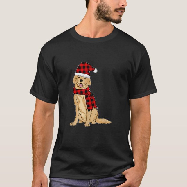 Funny Golden Retriever Christmas Dogs  for Men Wom T-Shirt (Vorderseite)