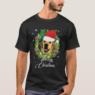 Funny Golden Retriever Dog Snow Weihnachtsbaum T-Shirt