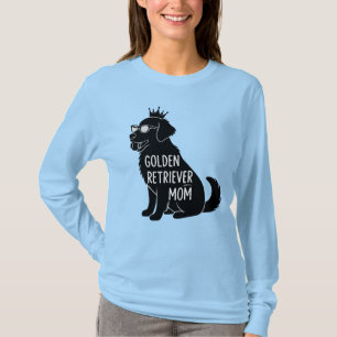 Funny Golden Retriever Mama   Niedlicher Hund mit  T-Shirt