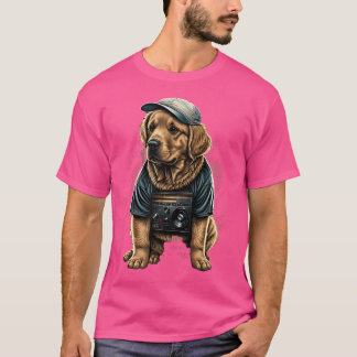 Funny Golden Retriever Rap Angesagt-Hop Rb T-Shirt