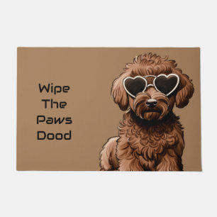 Funny Goldendoodle Doormat Fußmatte