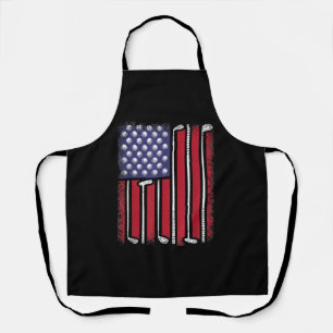 Funny Golf American Flag Golf Player Vintag Golfe Schürze