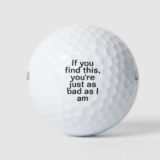 Funny Golf Ball