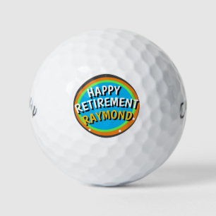 Funny Golf Ball FAPPY RETIREMENT