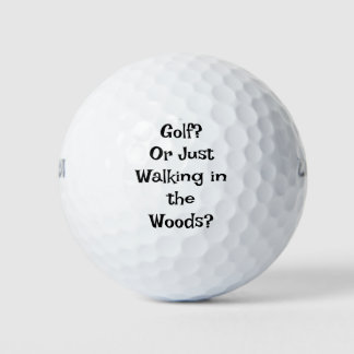 Funny Golf Ball - Golf spielen? Oder einfach zu Fu