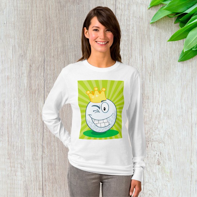 Funny Golf Ball King of Golfing T-Shirt (Von Creator hochgeladen)
