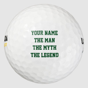 Funny golf ball Set für Herren   Die Mythos-Legend