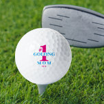 Funny Golf Balls #1 Best Golfing Mama Mit Monogram Golfball<br><div class="desc">Erzählen Sie der Welt von Ihrer 1. Mama, die auch der beste Golfer ist (oder mit Ihrem Text ersetzen). Diese Golfbälle haben ein Design mit einem großen, kühnen rosa #1 und den Worten Golfmama (Wechsel zu Oma, Tante, Friend, etc.). Sie können auch die Farben ändern und mit ihren mit Monogramm...</div>