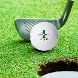 Funny Golf Balls #1 Bester Golfplatz Vater Mit Mon Golfball<br><div class="desc">Erzählen Sie der Welt von Ihrem Vater #1, der der beste Golfer ist (oder ersetzen Sie ihn durch Ihren Text). Diese Golfbälle zeichnen sich durch ein Design mit einem großen, kühnen #1 und den Worten Golfing Vater (Wechsel zu Opa, Mama, Oma, Tante, etc.) aus. Ändern Sie auch die Farben. Personalisieren...</div>