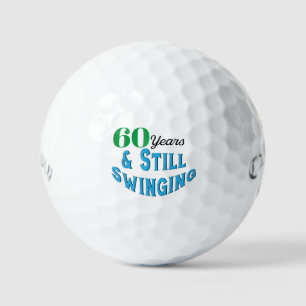 Funny Golf Balls 60. Geburtstag Golfball