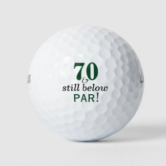 Funny Golf Balls 70. Geburtstagsparty Mit Monogram Golfball