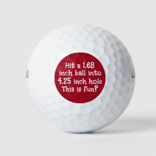 Funny Golf Balls als Führungskraft Geschenk Golfball
