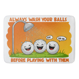 Funny Golf Balls Badezimmer Badematte