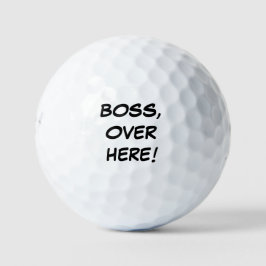 Funny Golf Balls für Boss | Bridgestone e6 Golfball