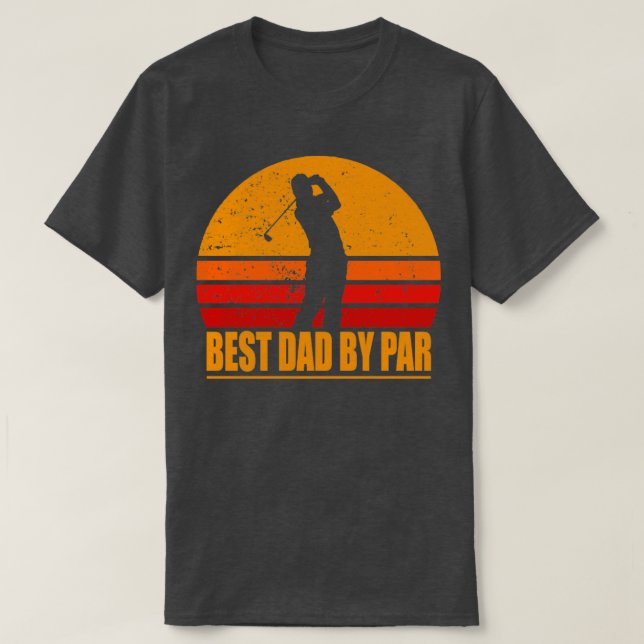 Funny Golf Best Vater Par TShirt (Design vorne)