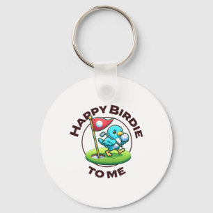 Funny Golf Birthday Happy Birdie Golfer Kids Boys Schlüsselanhänger