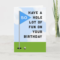 Funny Golf Birthday