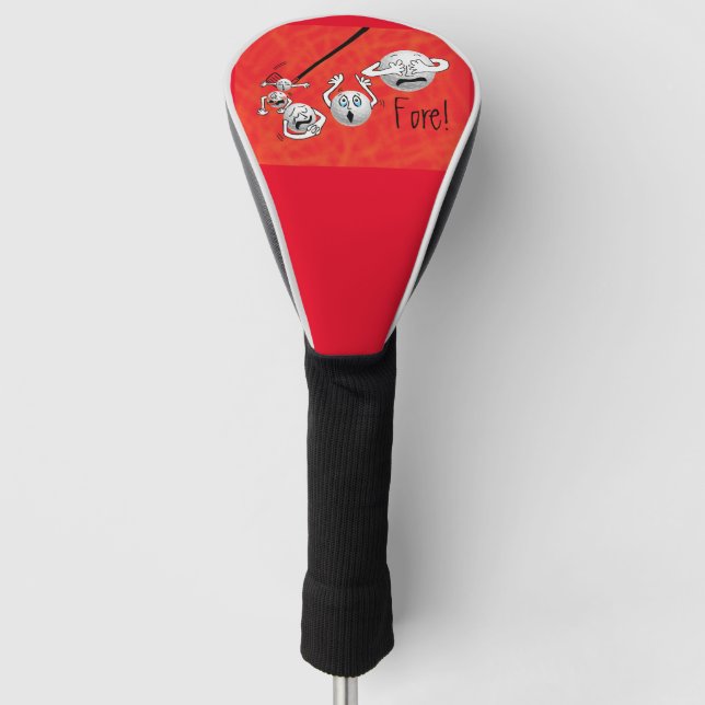 Funny Golf Club Deckung! Headcover (Vorderseite)
