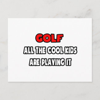 Funny Golf Coach Shirts und Geschenke Postkarte