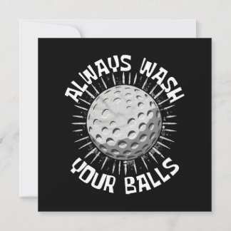 Funny Golf Einladung