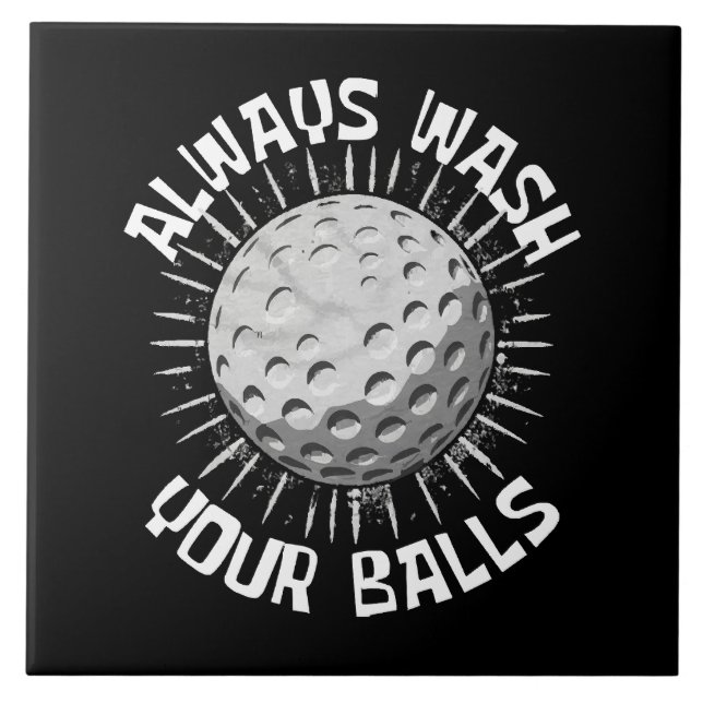 Funny Golf Fliese (Vorderseite)