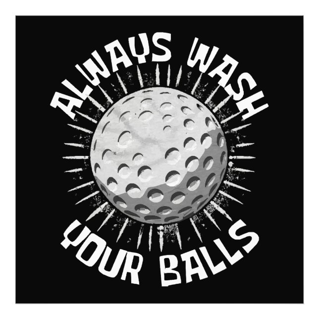 Funny Golf Fotodruck (Vorne)